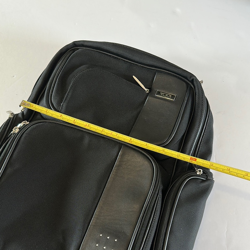 Tumi Black Backpack With Structured Design - image 2